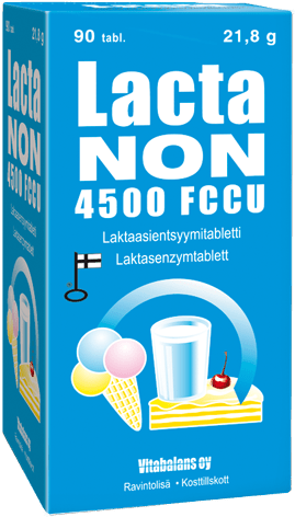 Lactanon 4500 FCCU - Laktaasientsyymitabletti 90 tabl. - Sinunapteekki.fi