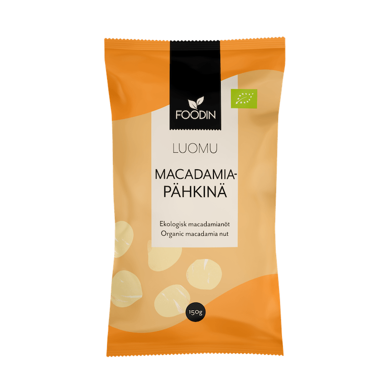 Foodin Macadamiapähkinä 150 g