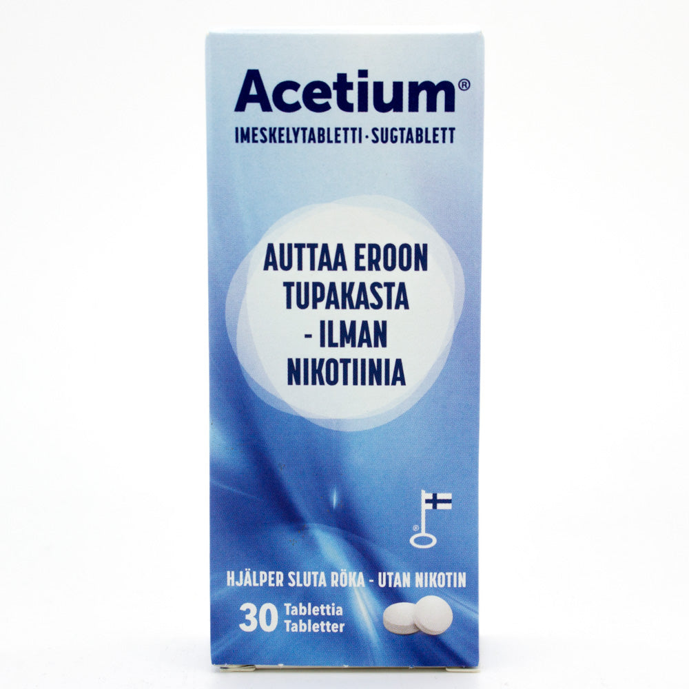 Acetium Imeskelytabletti - Irti tupakasta 30 tabl.