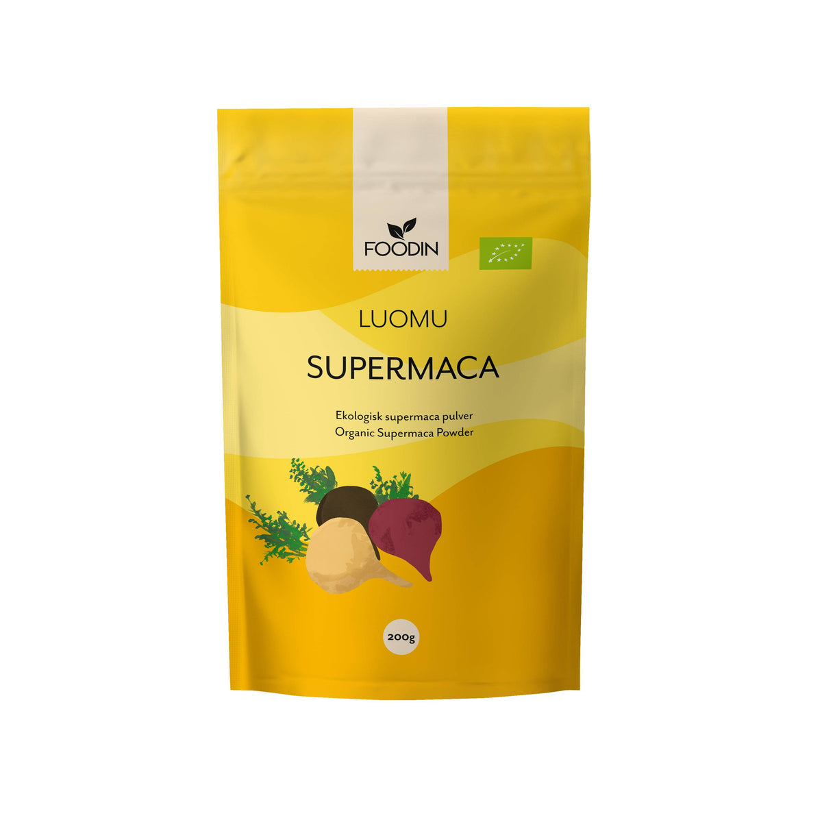 Foodin Supermaca, Luomu 200 g - Sinunapteekki.fi