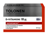Tolonen D-Vitamiini 100 µg 60 kaps.