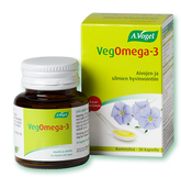 A.Vogel VegOmega-3 100% kasvisperäinen 30 kaps.