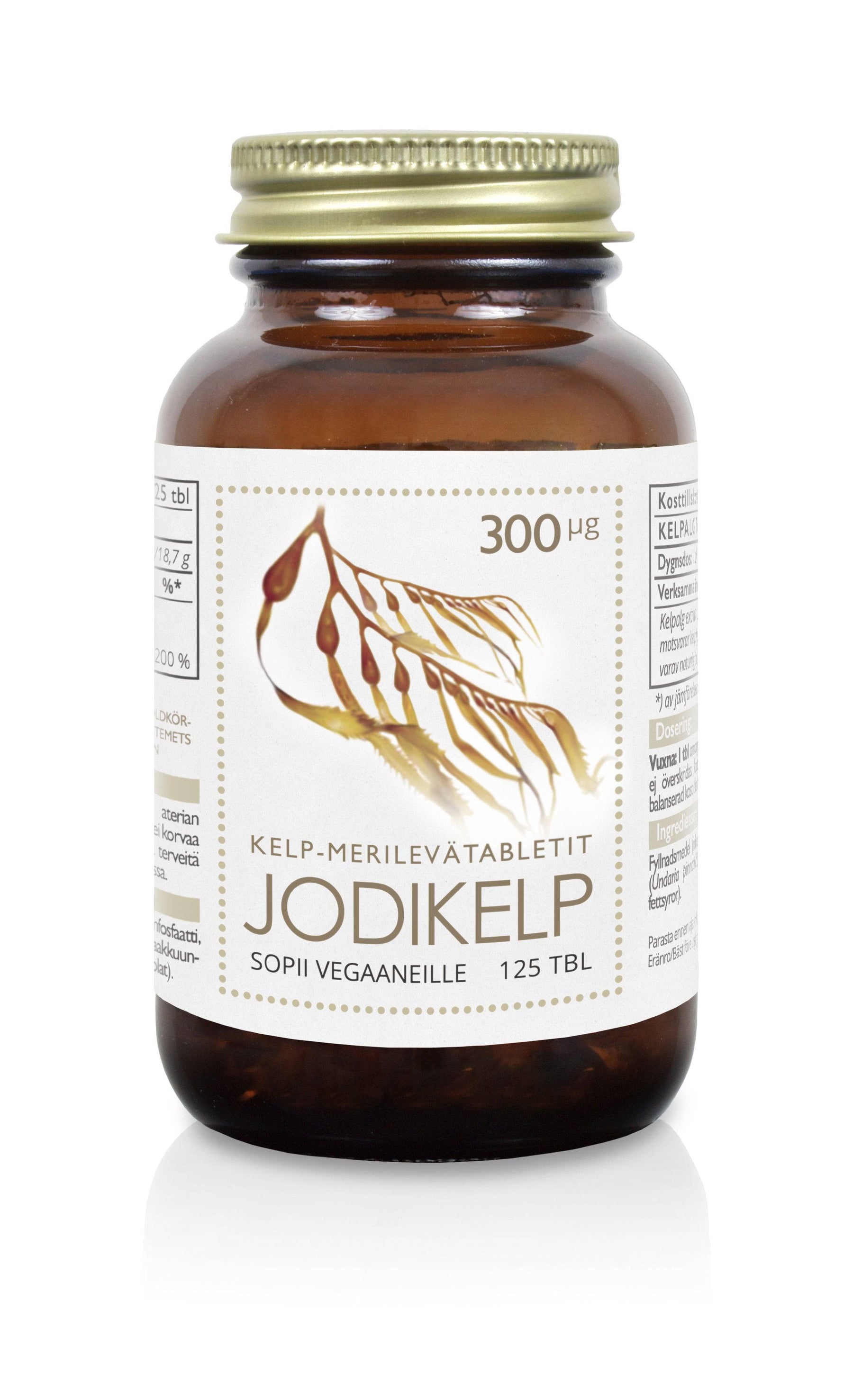 Aboa Medica Jodikelp 300 µg - Merilevätabletit 125 tabl - RAVINTOLISÄ - Sinunapteekki.fi