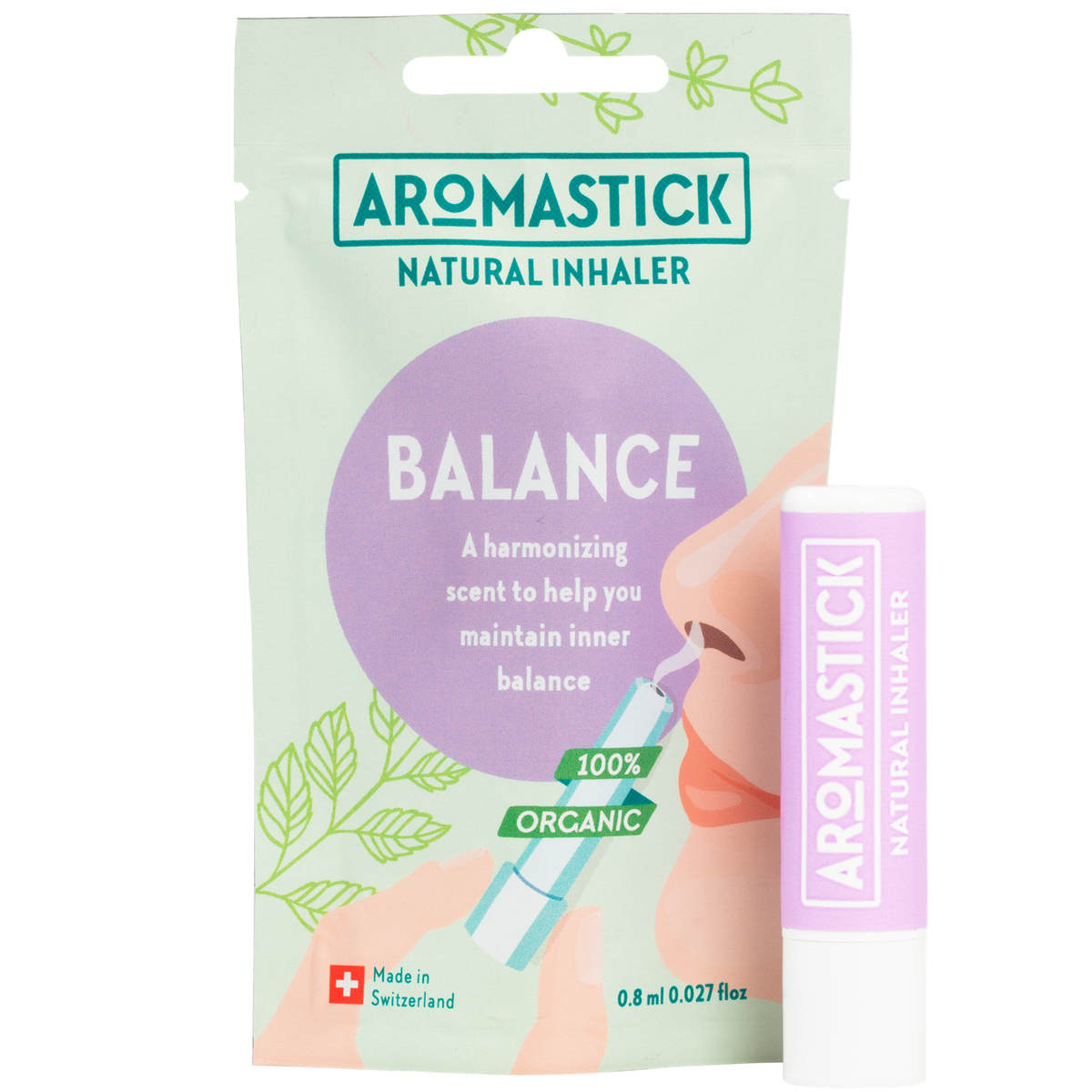 AromaStick Balance - Nenäinhalaatiopuikko 0,8 ml - Päiväys 08/2024