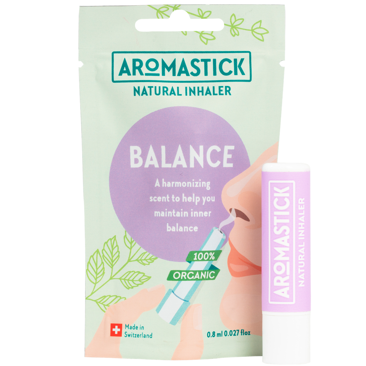 AromaStick Balance - Nenäinhalaatiopuikko 0,8 ml - Päiväys 08/2024