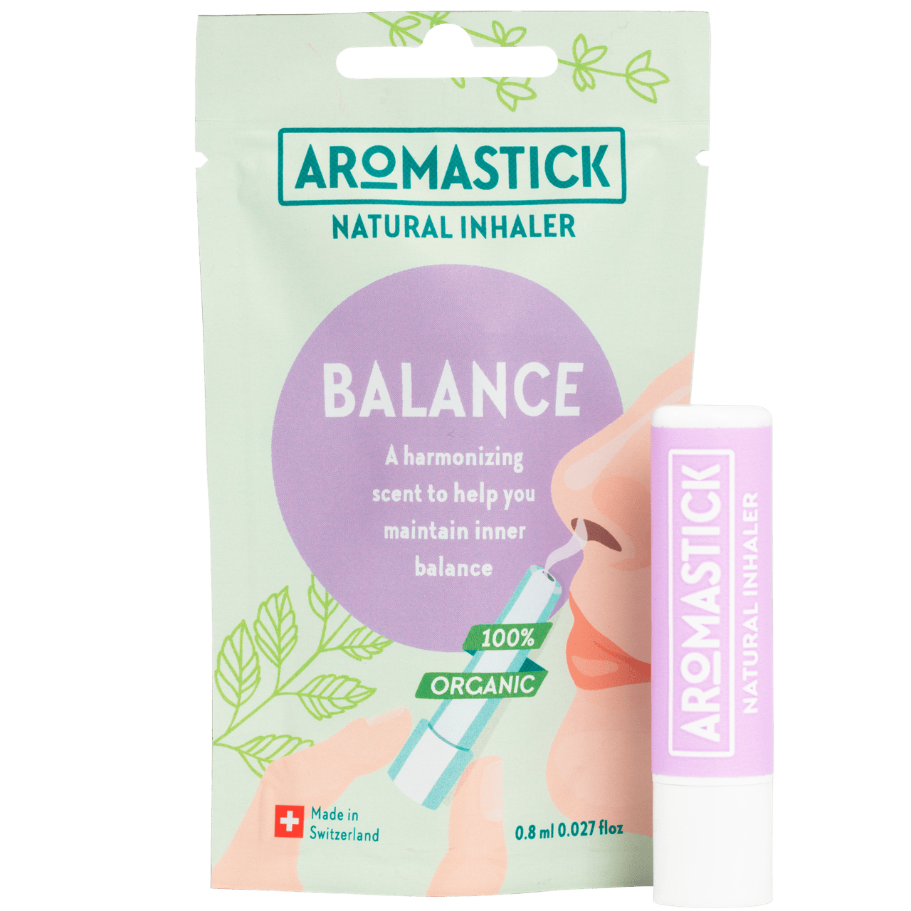 AromaStick Balance - Nenäinhalaatiopuikko 0,8 ml - Päiväys 08/2024