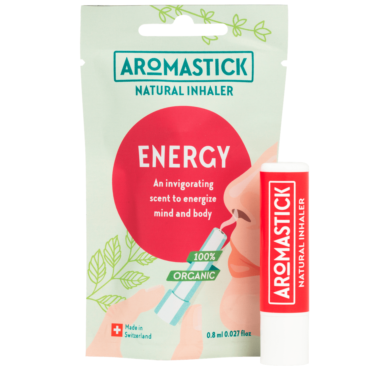 AromaStick Energy - Nenäinhalaatiopuikko 0,8 ml