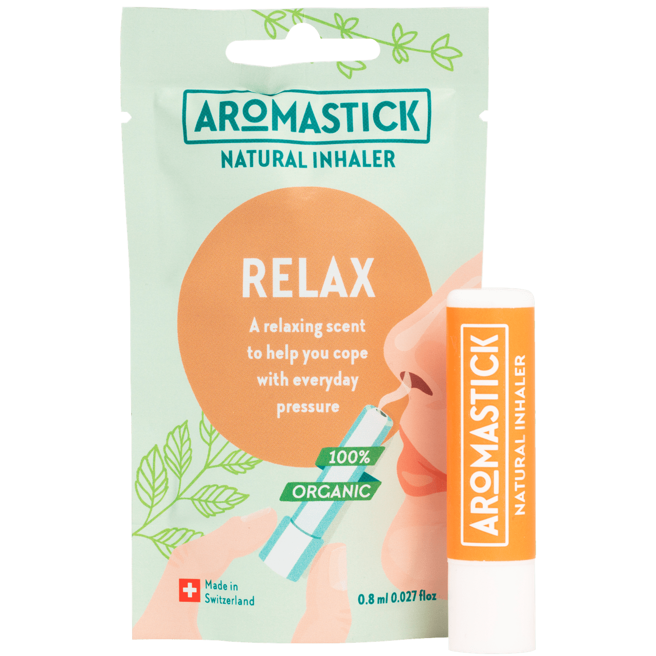 AromaStick Relax - Nenäinhalaatiopuikko 0,8 ml
