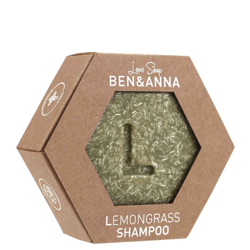 Ben & Anna Lemongrass Shampoo - Sitruunaruoho palashampoo 60 g - Sinunapteekki.fi
