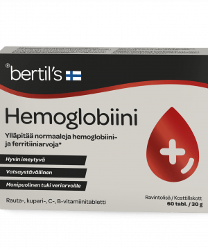 Bertil’s Hemoglobiini 60 tabl. - Sinunapteekki.fi