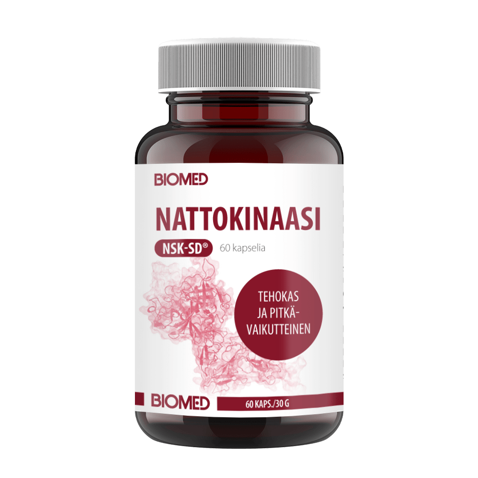 Biomed NSK-SD Nattokinaasi 60 kaps. - Sinunapteekki.fi