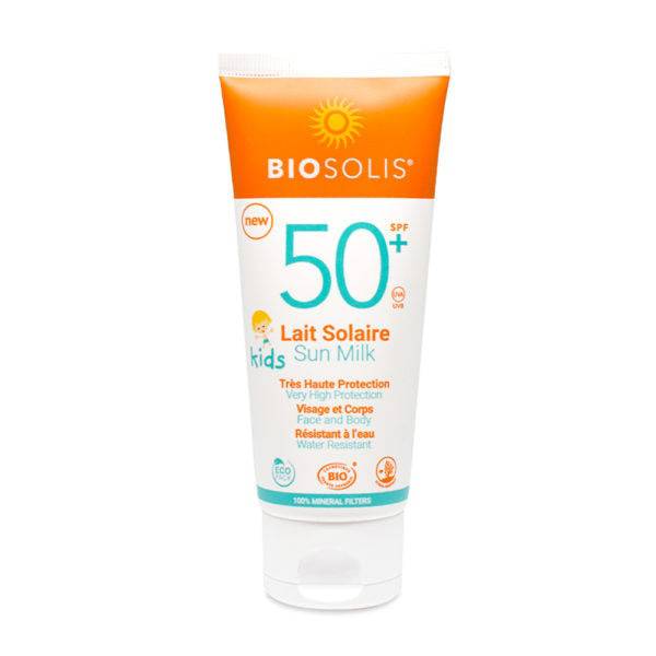 Biosolis Sun Milk SPF50+ - Aurinkovoide lapsille 100 ml - erä