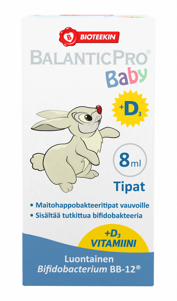 Bioteekin BalanticPro Baby +D3 - Maitohappobakteeritipat vauvoille 8 ml
