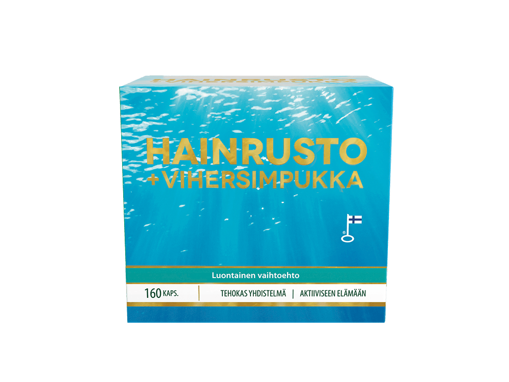 Bioteekki Hainrusto + Vihersimpukka 160 kaps.