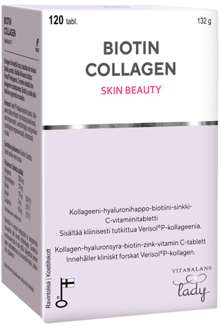 Biotin Collagen Skin Beauty - Kollageenitabletti 120 tabl. - Sinunapteekki.fi