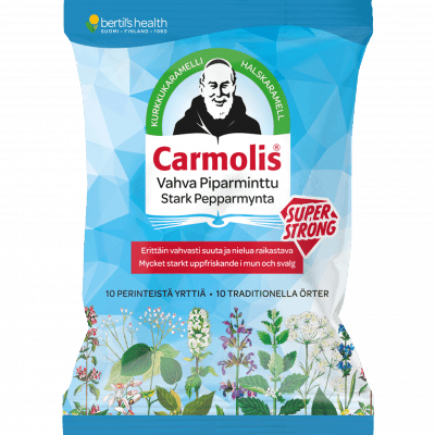 Carmolis Vahva Piparminttu kurkkukaramelli 75 g - Sinunapteekki.fi