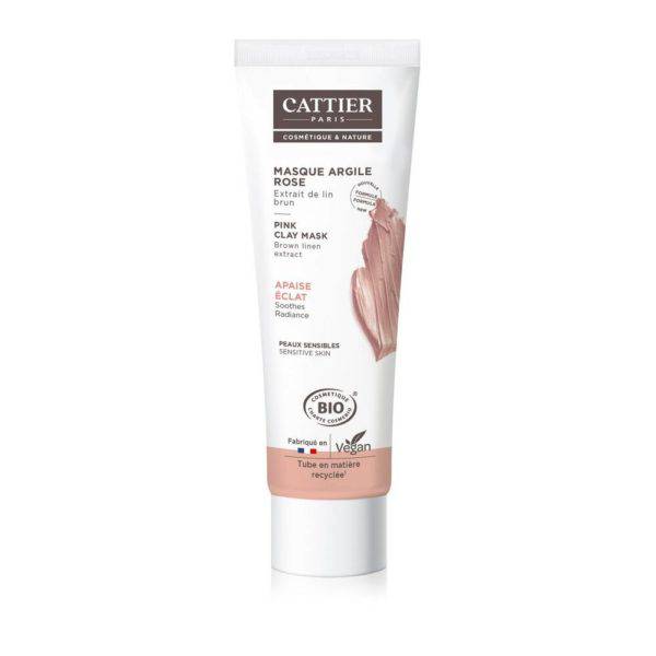 Cattier Paris Pink Clay Mask - Savinaamio 100 ml - poistuu