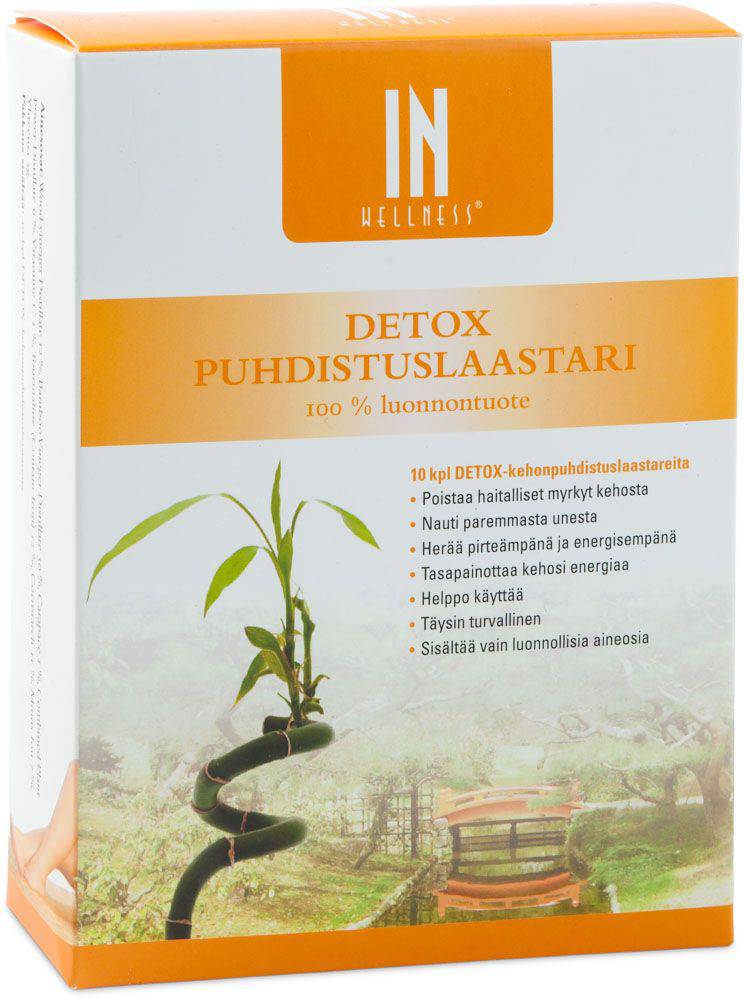 In Wellness Detox Puhdistuslaastari 10 kpl - Sinunapteekki.fi