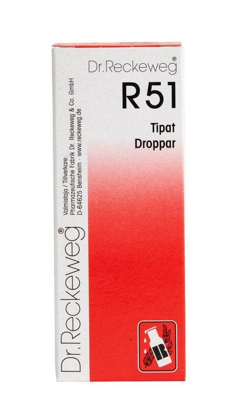 Dr. Reckeweg R51 Tipat 50 ml - Sinunapteekki.fi