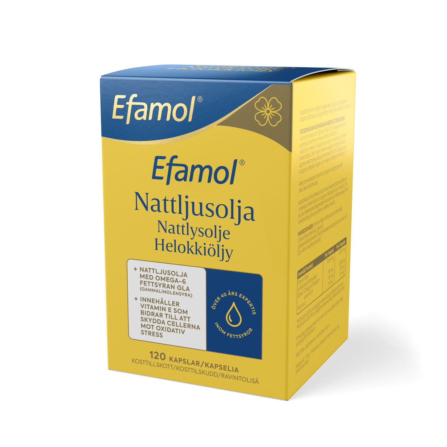 Efamol 1000 mg - Helokkiöljy 120 kaps.