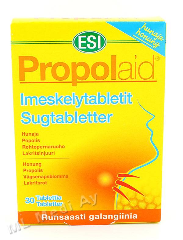 ESI Propolaid imeskelytabletit - Hunaja 30 kpl