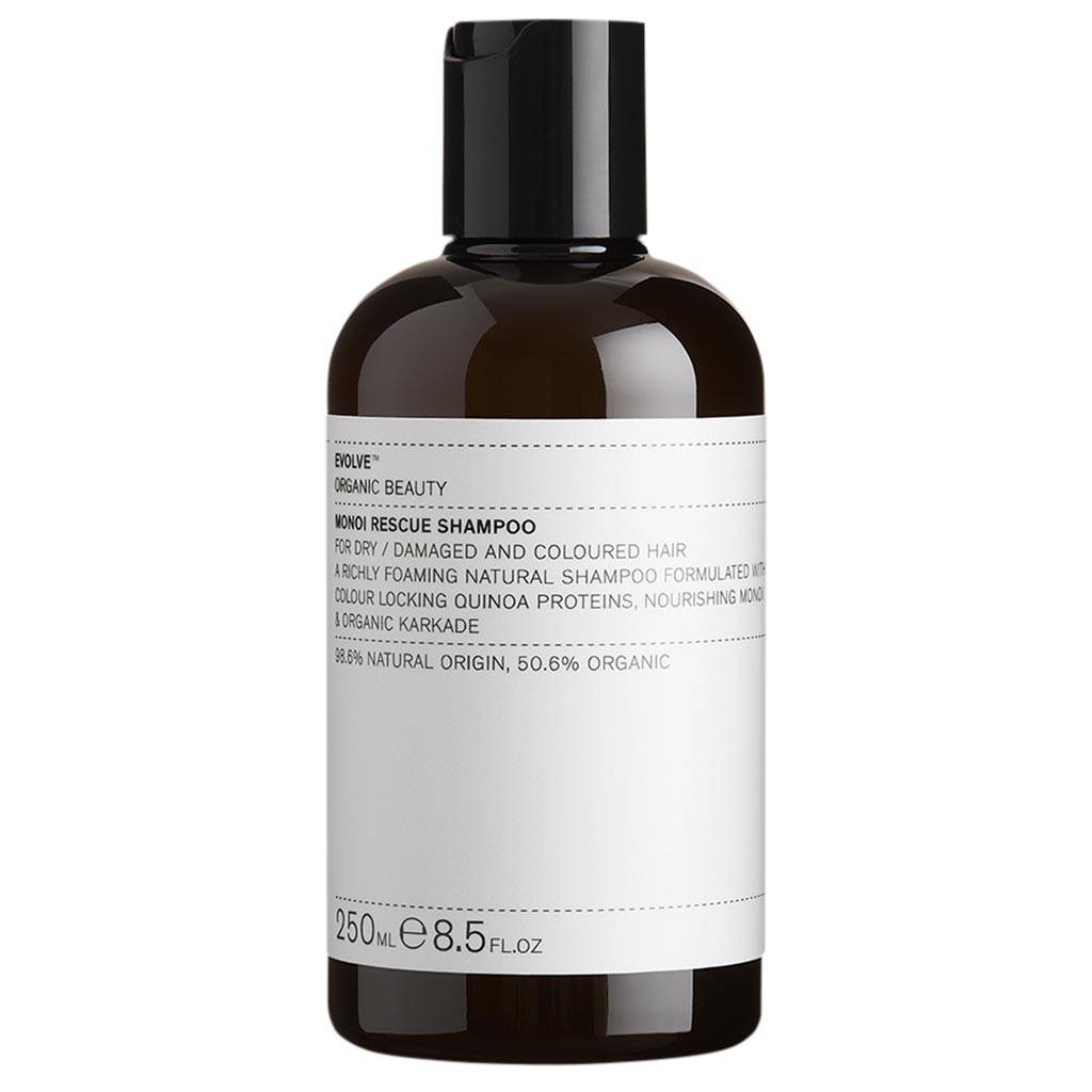 Evolve Organic Beauty Monoi Rescue Shampoo 250 ml - Sinunapteekki.fi