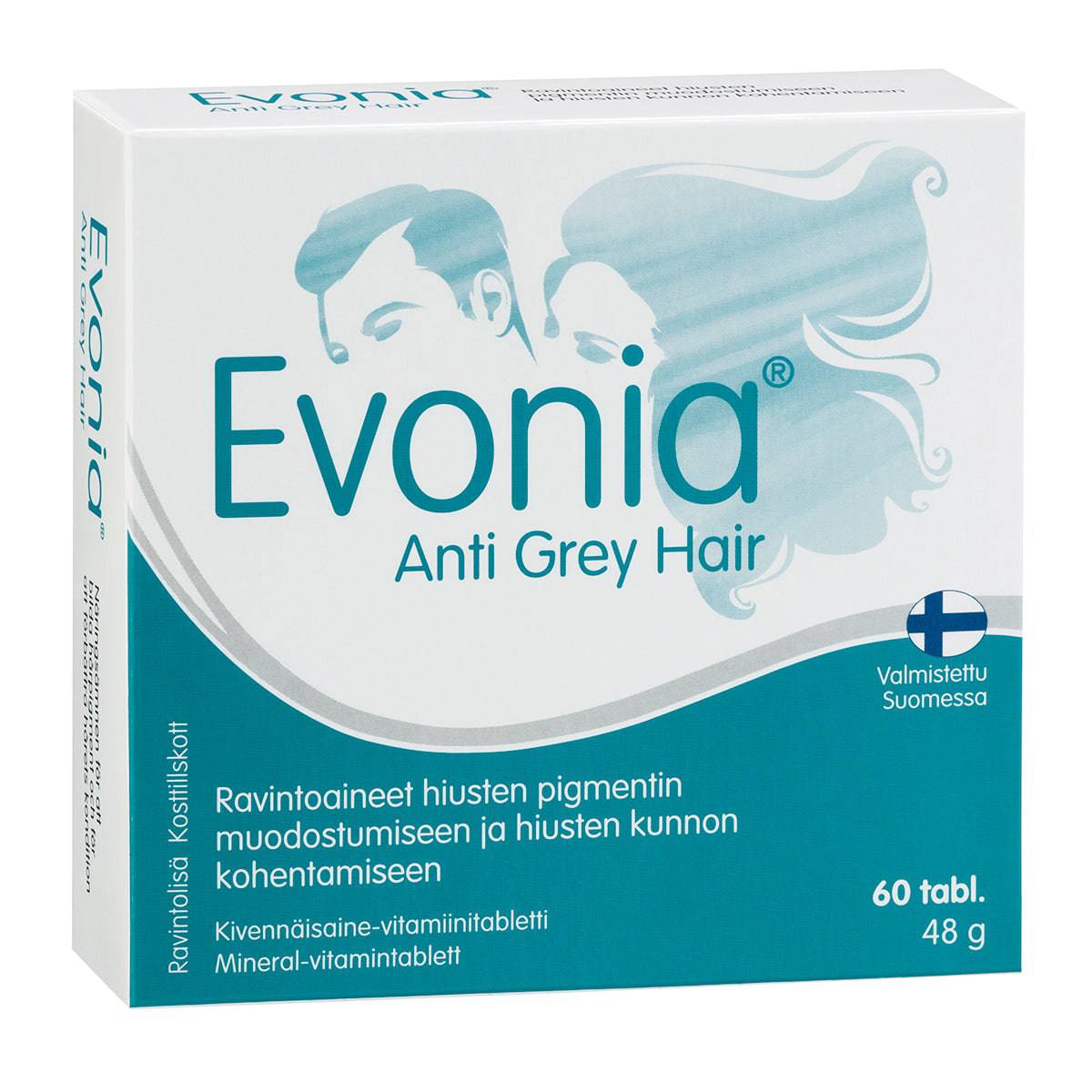 Evonia Anti Grey Hair 60 tabl. - Sinunapteekki.fi