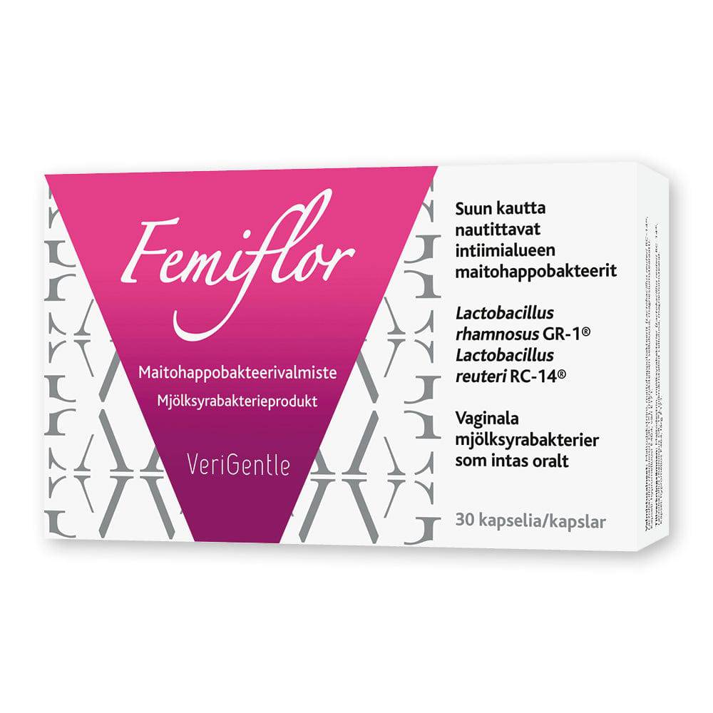 Femiflor Maitohappobakteerivalmiste 30 kaps. - Sinunapteekki.fi