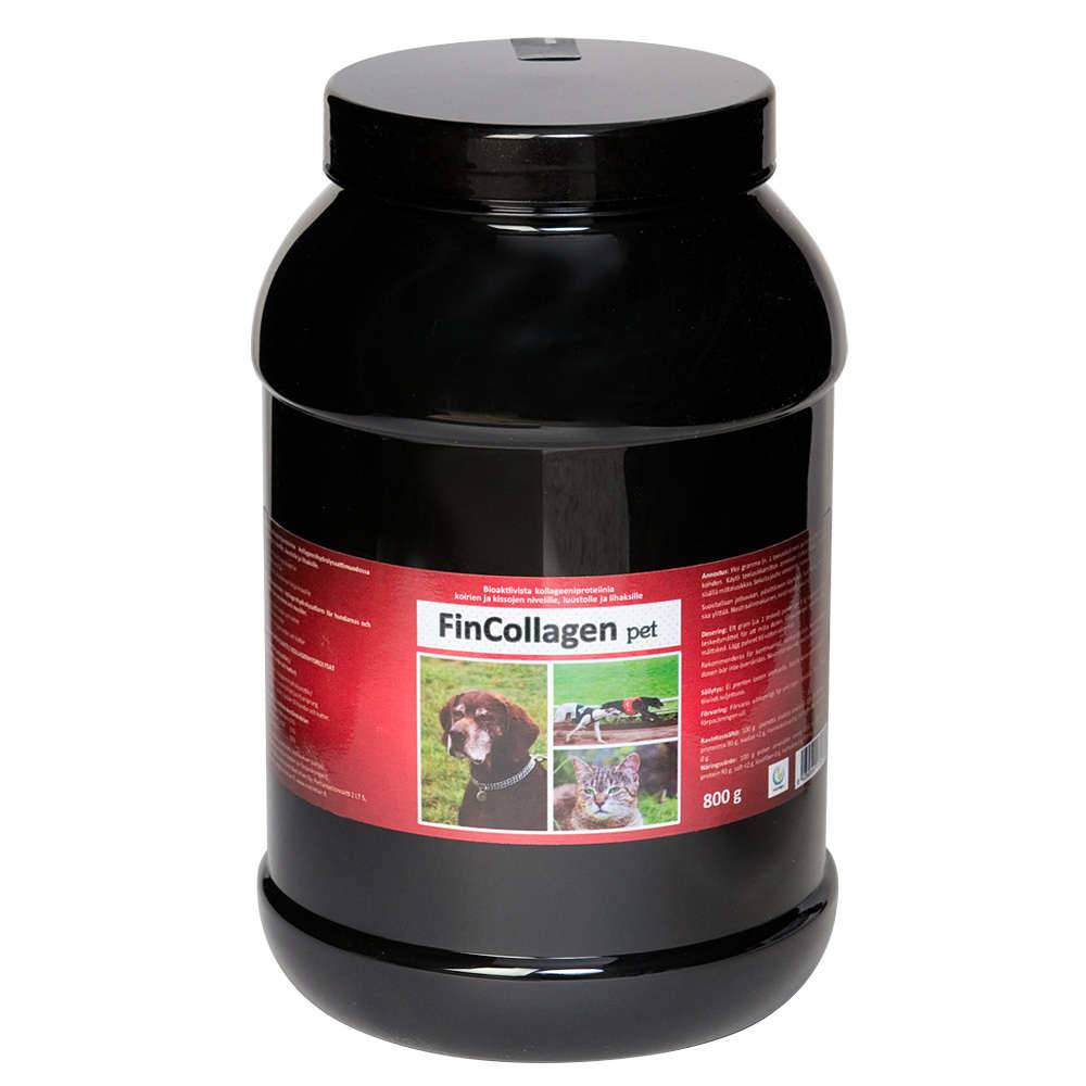 FinCollagen Pet - Täydennysravinne koirille ja kissoille 800 g - Sinunapteekki.fi