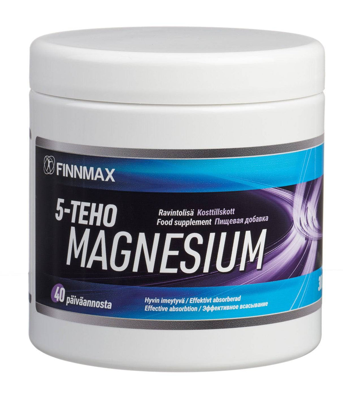 Finnmax 5-TehoMagnesium Plus 300 g - Sinunapteekki.fi