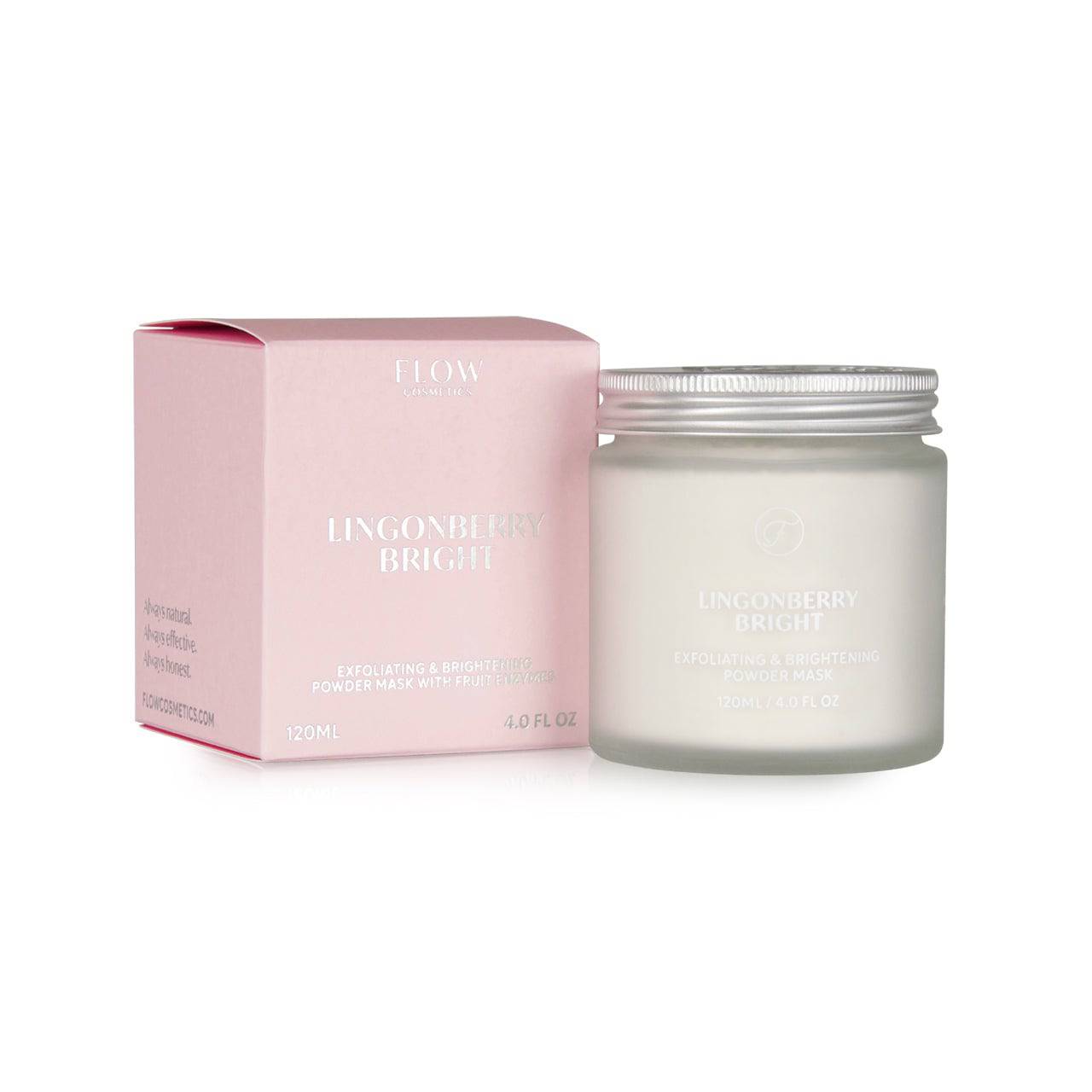 Flow Lingonberry Bright - Entsyymikuorinta kasvoille 120 ml
