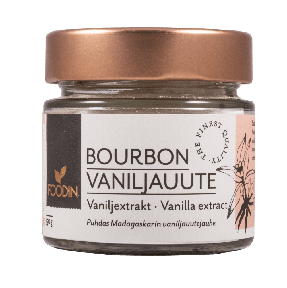 Foodin Bourbon vaniljauutejauhe, Luomu 50 g