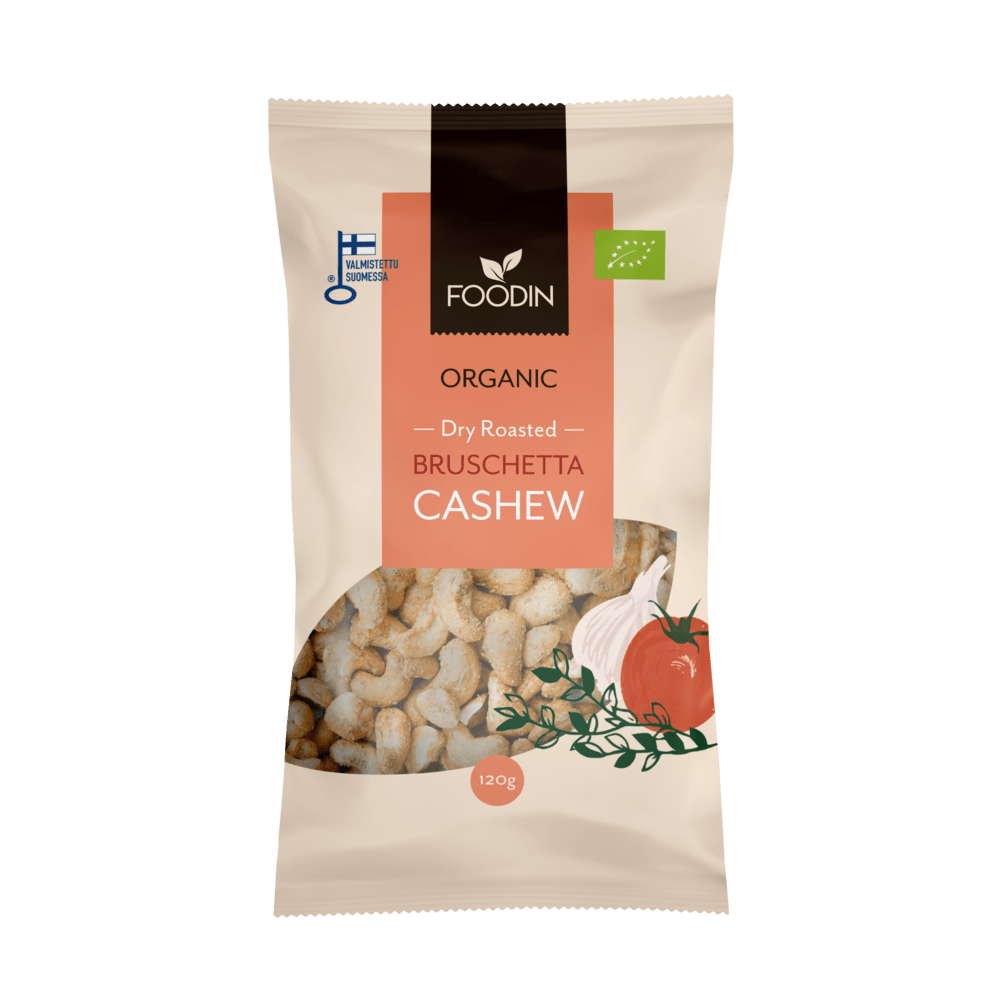 Foodin Bruschetta Cashew Luomu 120 g