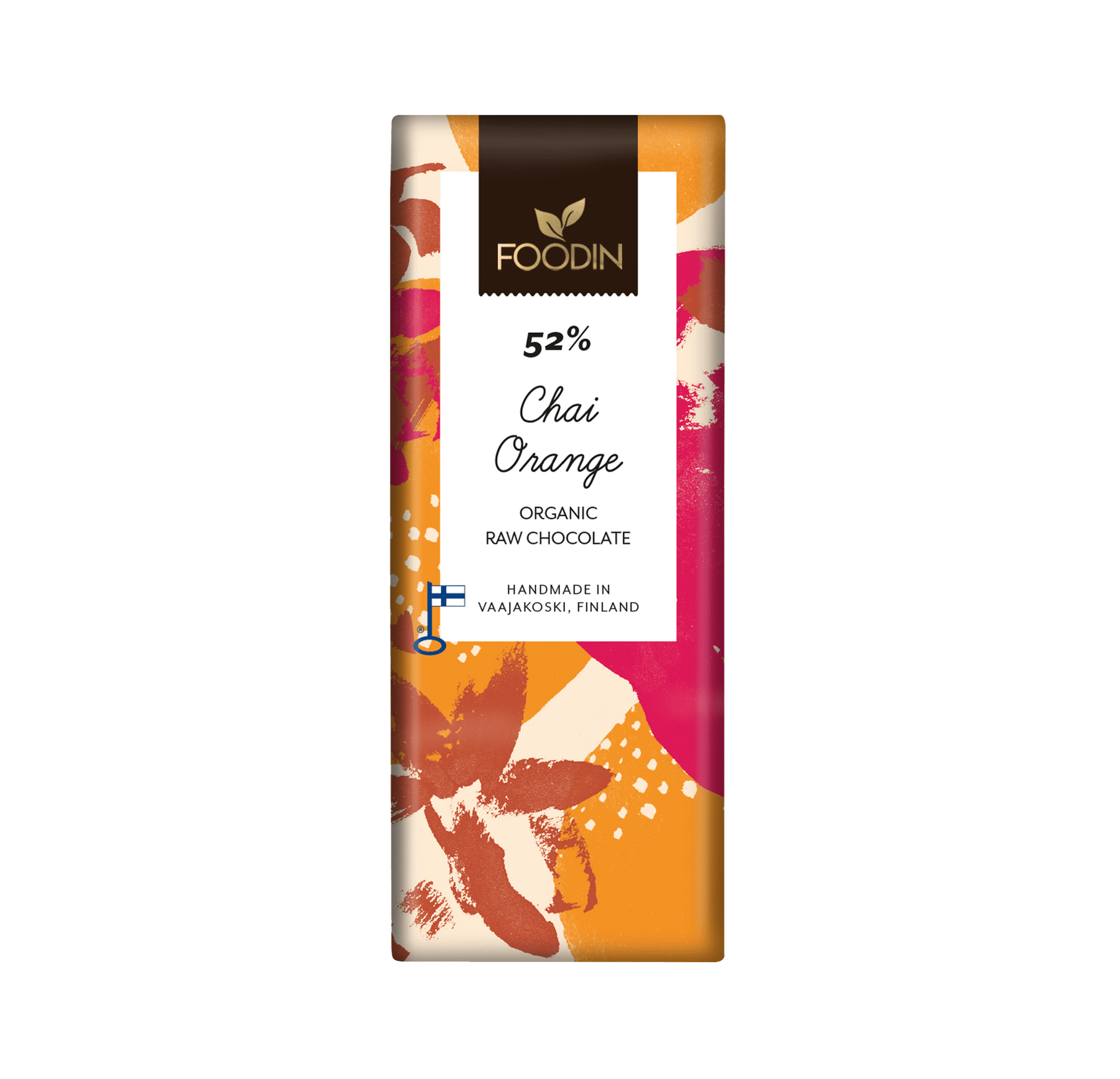Foodin Raakasuklaa Chai Orange 40 g