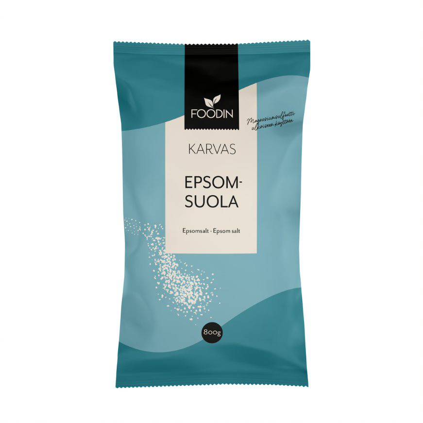 Foodin Epsom-suola 800 g - Sinunapteekki.fi