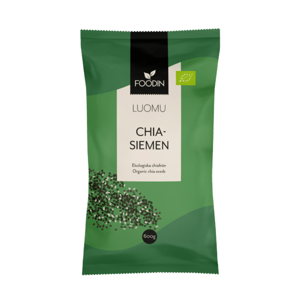 Foodin Chia-Siemen Luomu 600 g - Sinunapteekki.fi