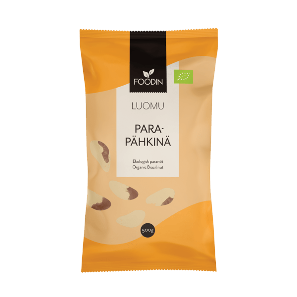 Foodin Parapähkinä Luomu 500 g - Sinunapteekki.fi