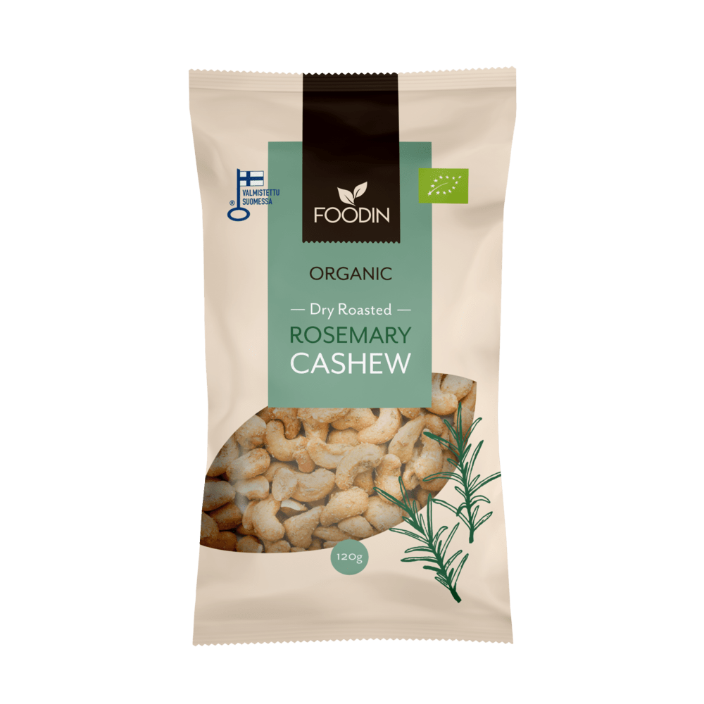 Foodin Rosmariini Cashew Luomu 120 g