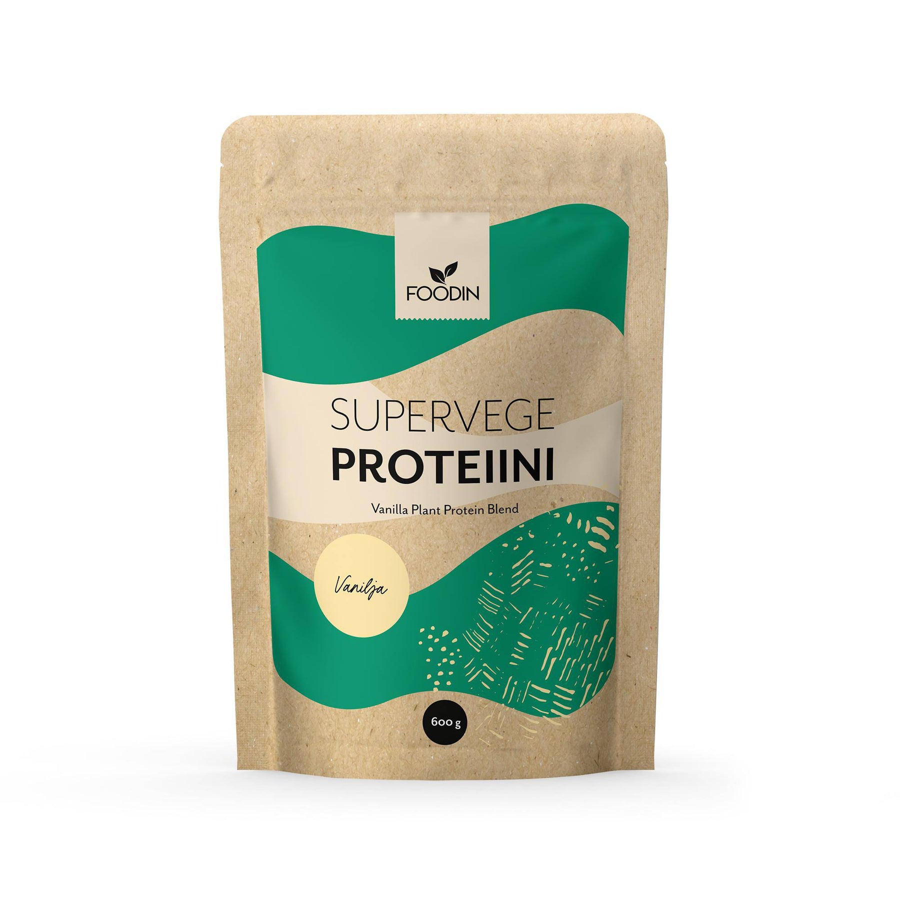 Foodin Supervege Proteiini Vanilja 600 g - Sinunapteekki.fi