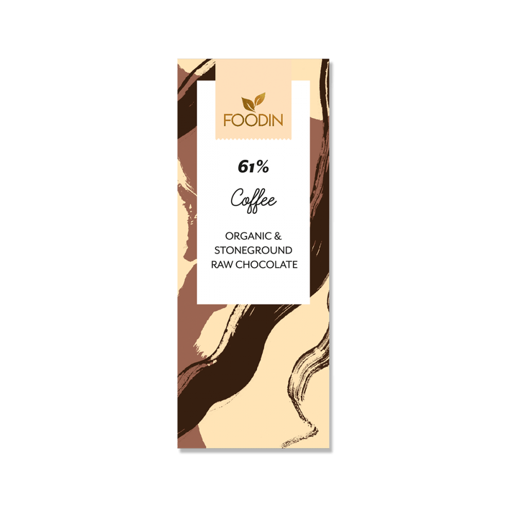 Foodin Raakasuklaa Coffee 61 % - luomu 40 g