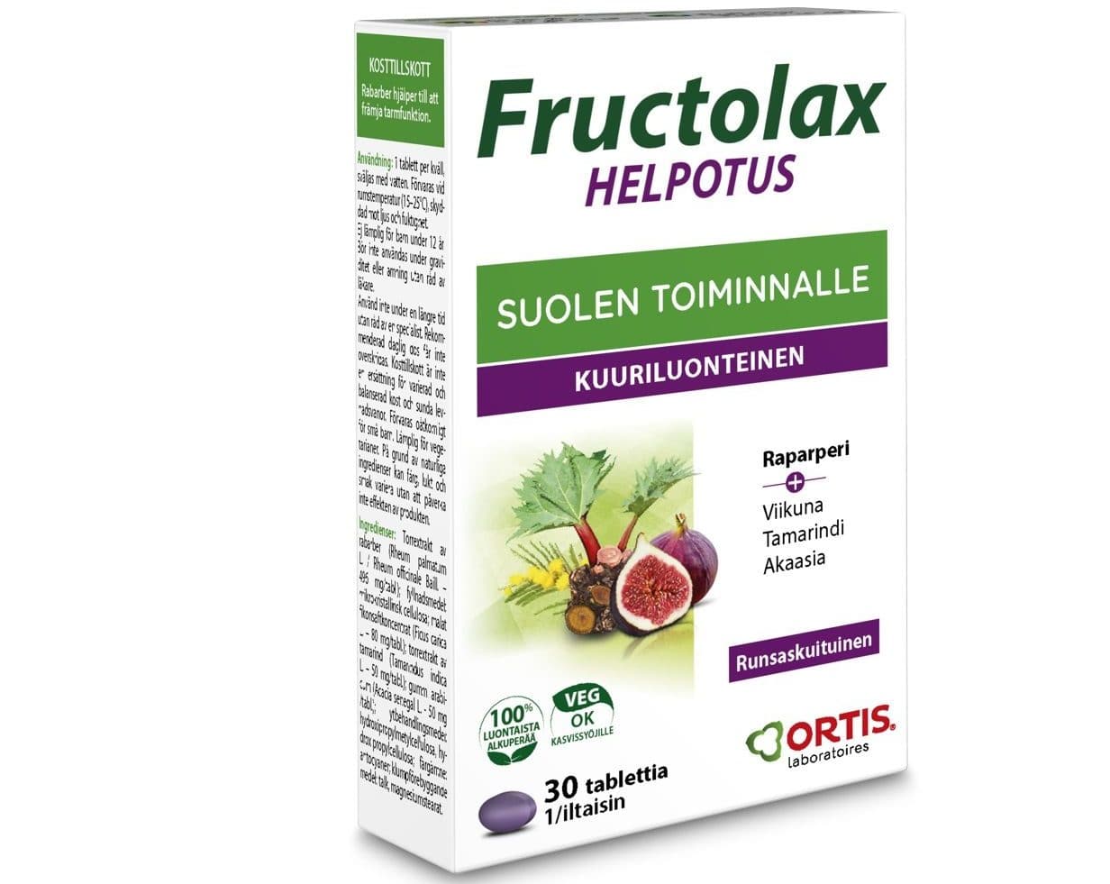 Fructolax Helpotus - Suolen toiminnalle 30 tabl.