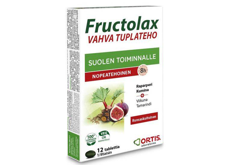 Fructolax Vahva Tuplateho - Suolen toiminnalle 12 tabl.