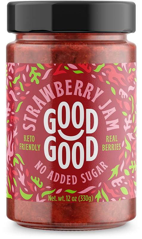Good Good Strawberry Jam - Keto ystävällinen mansikkahillo 330 g - Sinunapteekki.fi