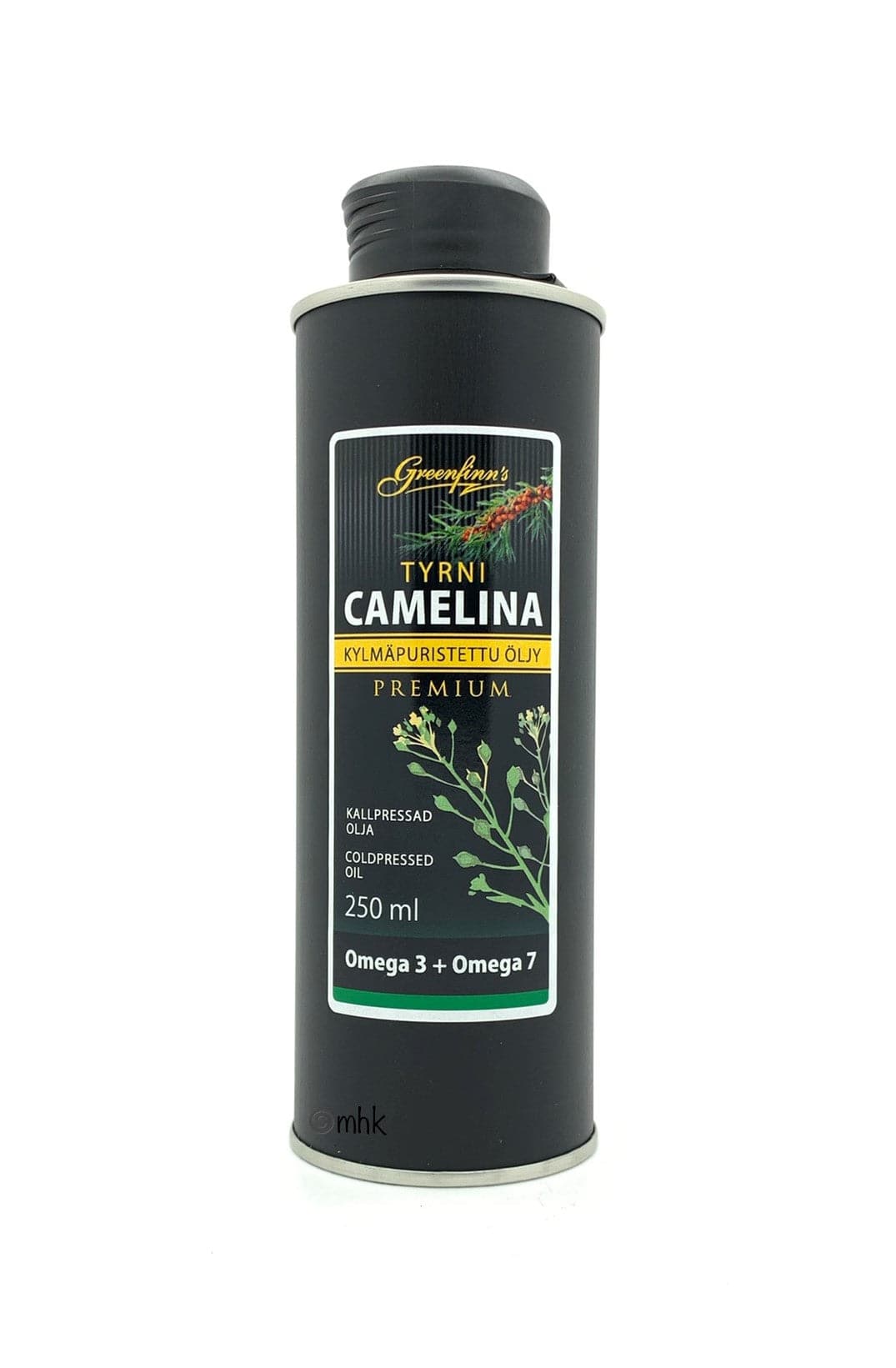 Greenfinn's Kylmäpuristettu Tyrni Camelinaöljy 250 ml - Sinunapteekki.fi