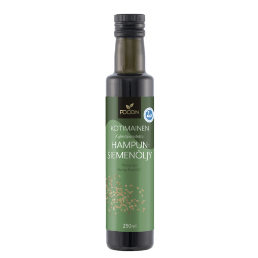 Foodin Kotimainen Hampunsiemenöljy 250 ml