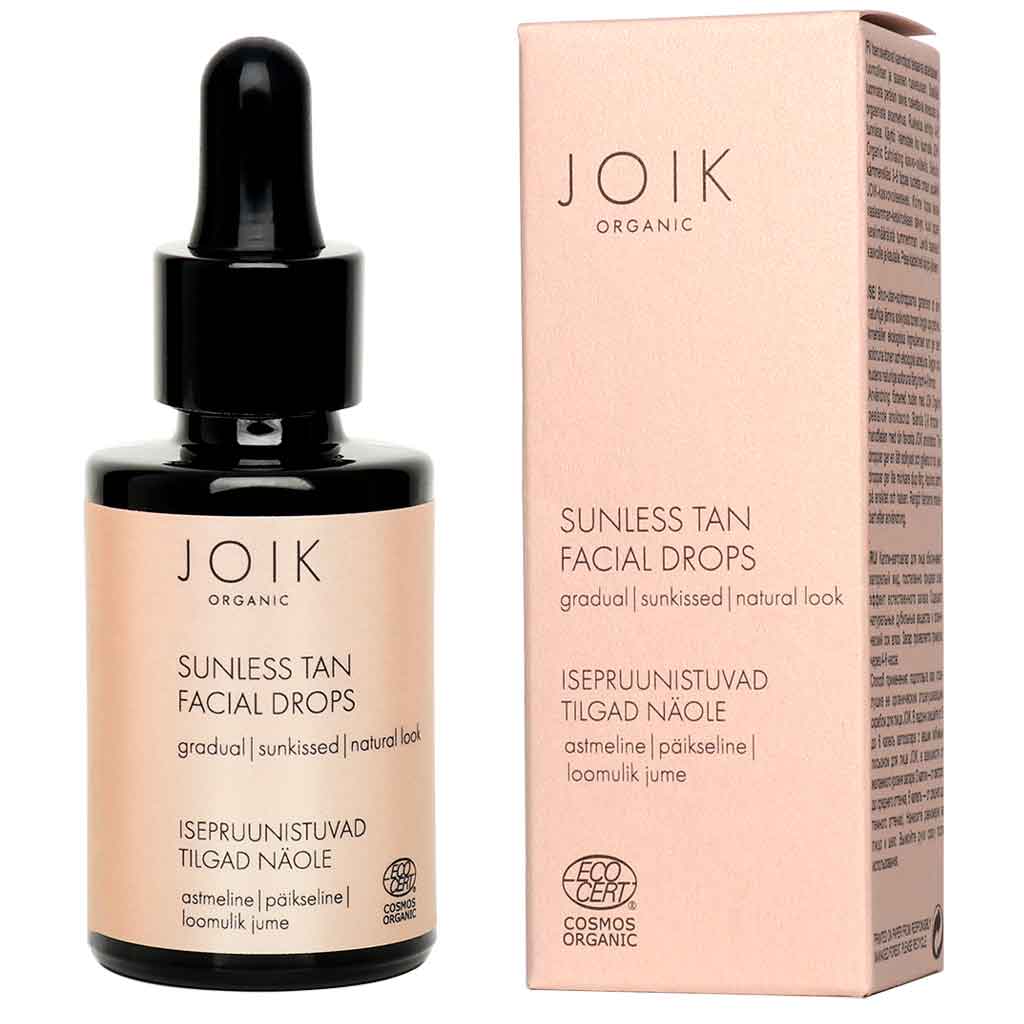 Joik Sunless Tan Facial Drops - itseruskettavat kasvotipat 30 ml - Sinunapteekki.fi