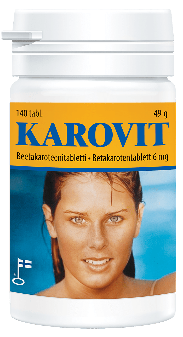 Karovit - Beetakaroteenitabletti 140 tabl. - Sinunapteekki.fi