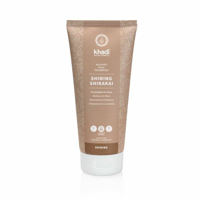 Khadi Coconut Shikakai Shining Shampoo - Kiiltoa tuova kosteuttava shampoo 200 ml -