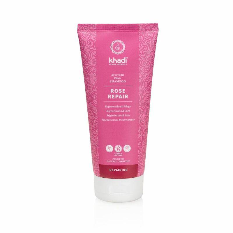 Khadi Rose Repair Shampoo - Korjaava shampoo 200 ml - Päiväys 10/2023