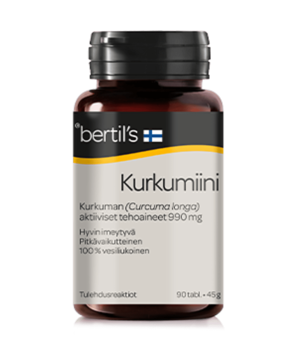 Bertil's Kurkumiini 990 mg 90 tabl. - Sinunapteekki.fi